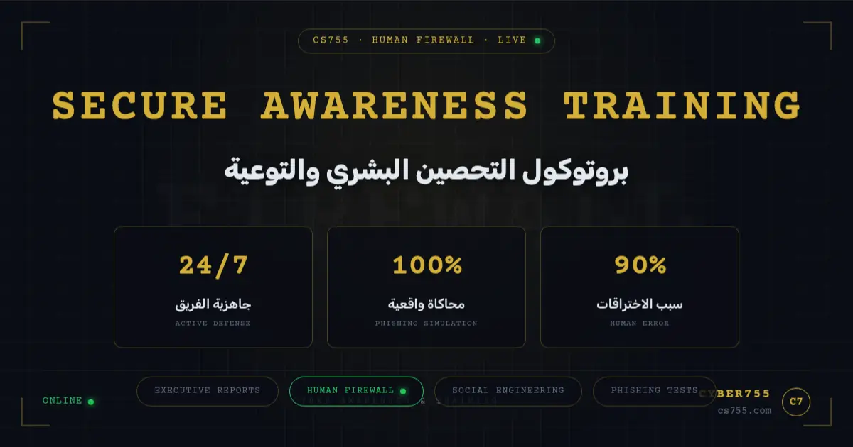 Cybersecurity awareness training program from CS755